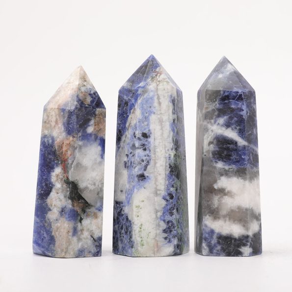 Set di 3 punte di sodalite