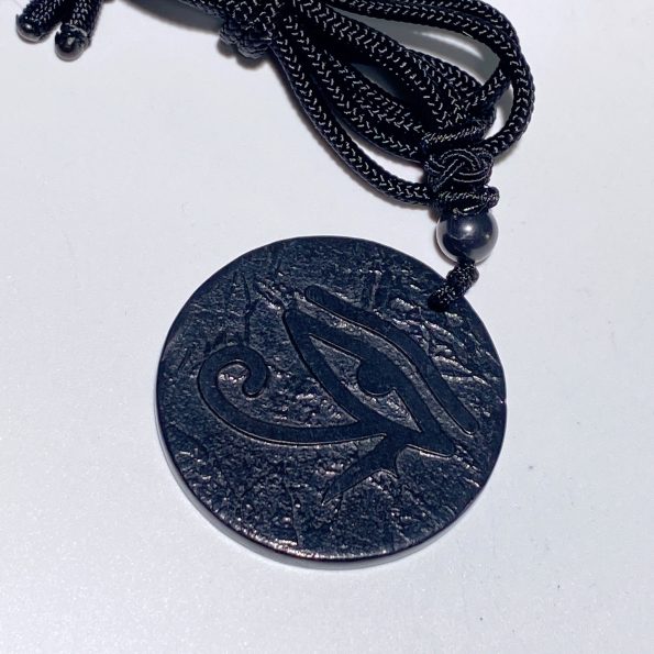 Collana a forma di croce a punta rotonda di shungite all'ingrosso