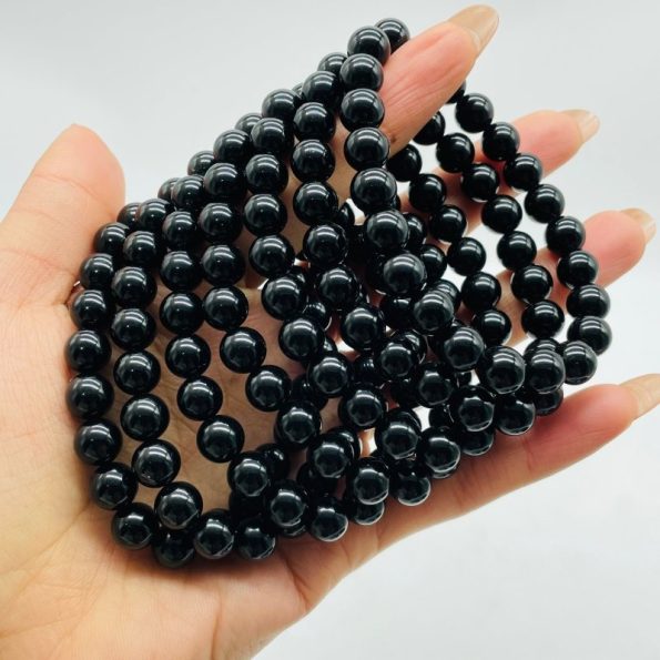 Bracciali di ossidiana nera all'ingrosso