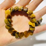 bracciale con occhi di tigre e cuore, all’ingrosso, con cristalli-520313