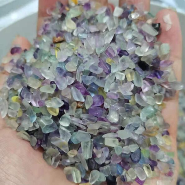 Arcobaleno Fluorite Gravel Chips all'ingrosso