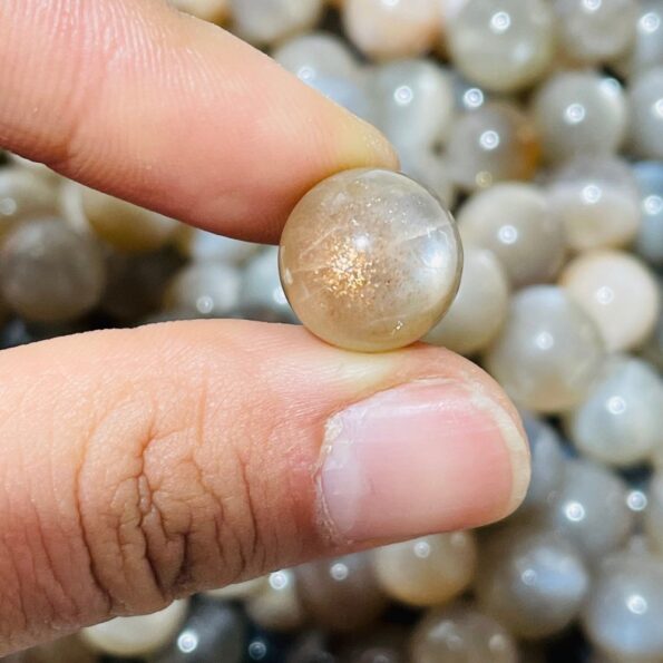 Mini Pietra di Luna Bianca Misto Pietra del Sole Sfere di Alta Qualità All'ingrosso