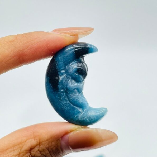 Naturale Trolleite sirena sulla luna intaglio all'ingrosso